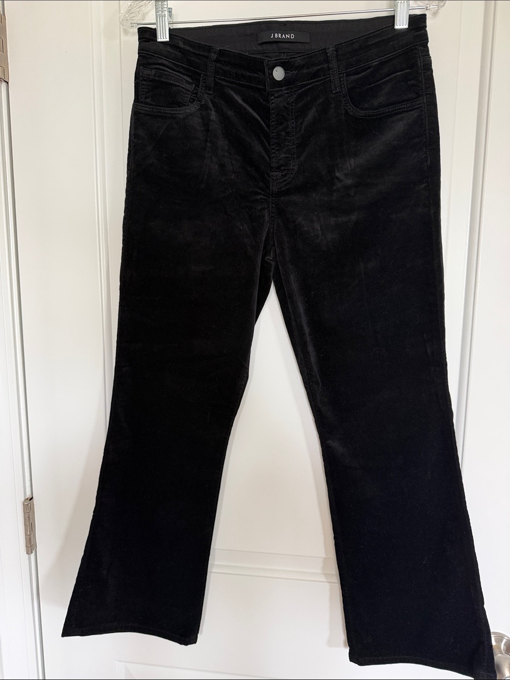 J Brand Women’s Black Bootcut velvet Jeans
